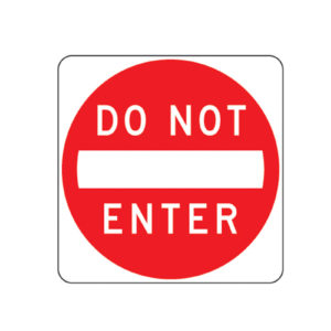 Do Not Enter