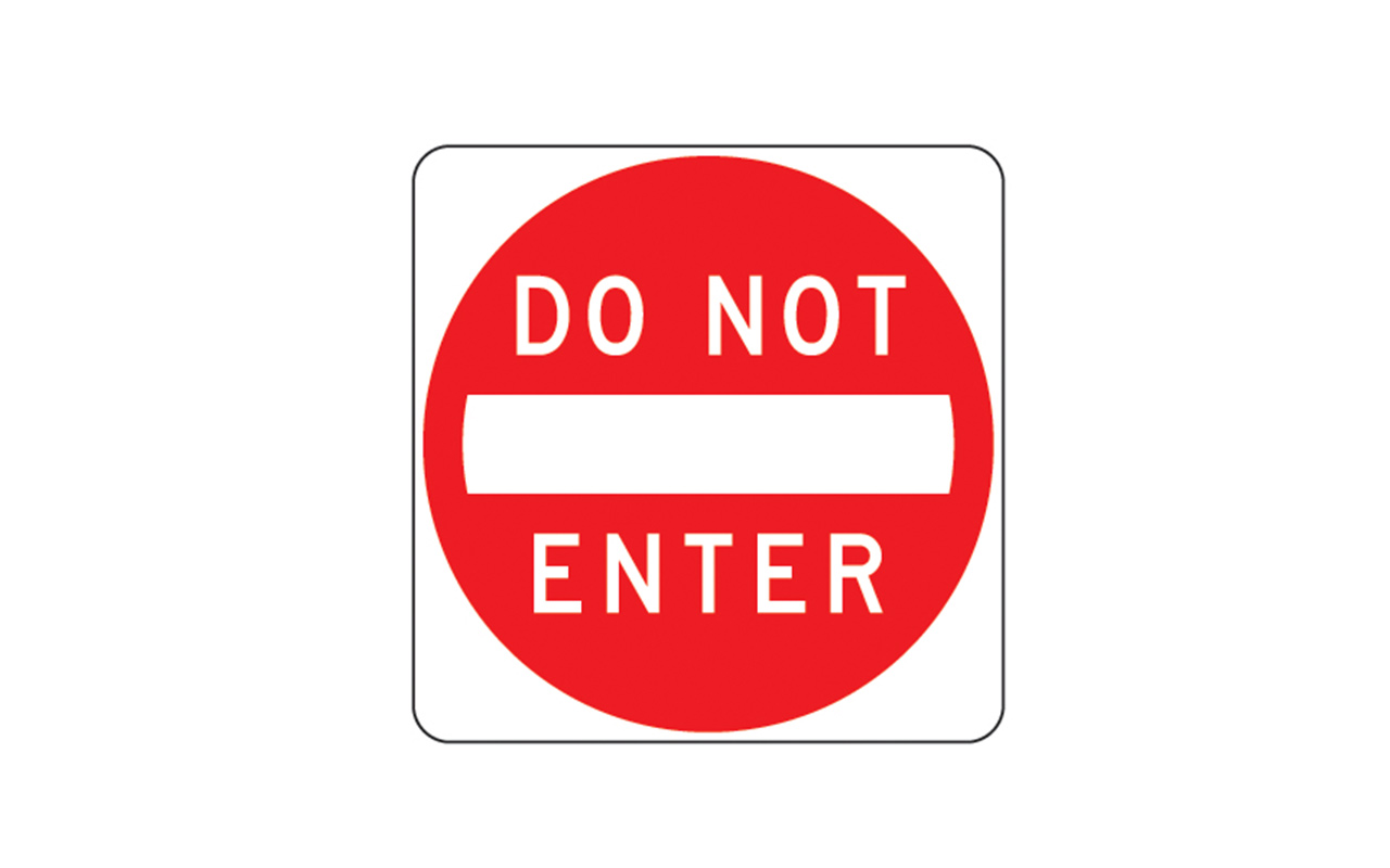 Do Not Enter Sign R5 1 Traffic Safety Supply Company