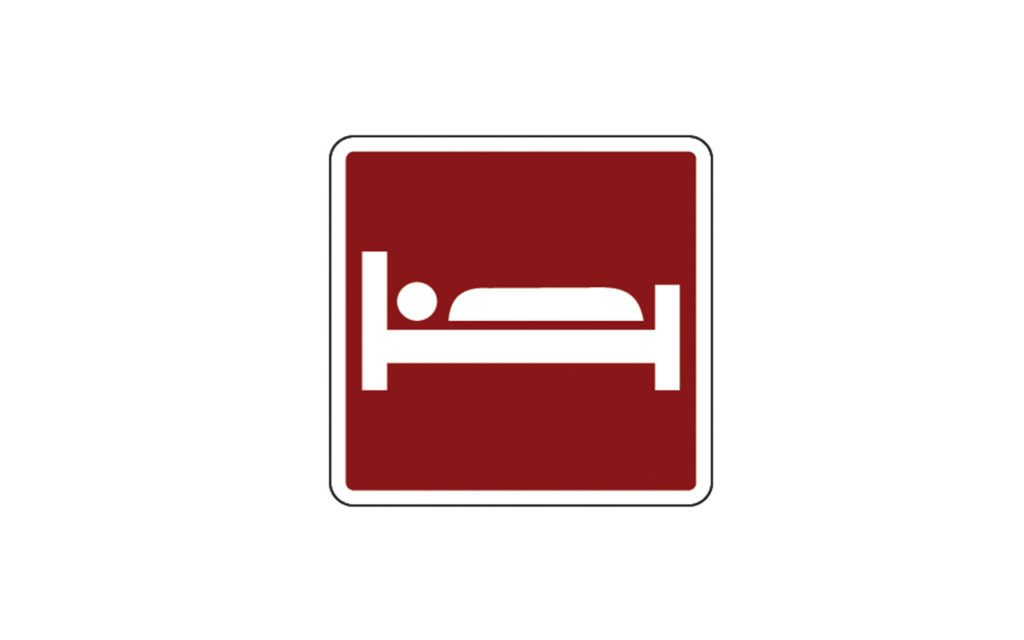 Lodging Sign RM-090 - Traffic Safety Supply Company