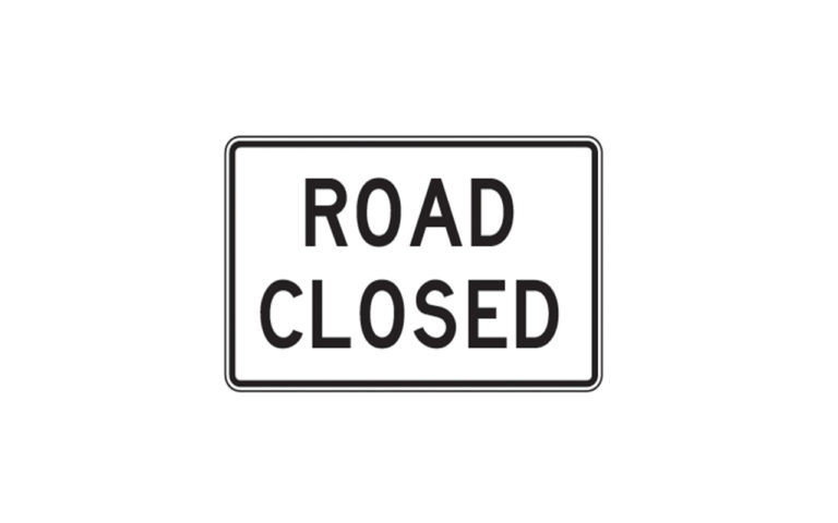 R112 Sign Road Closed Sign R11-2 - Traffic Safety Supply Company
