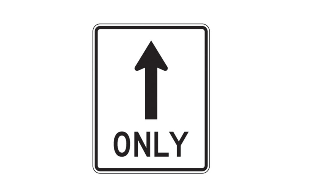 Straight Only Sign R35a Traffic Safety Supply Company