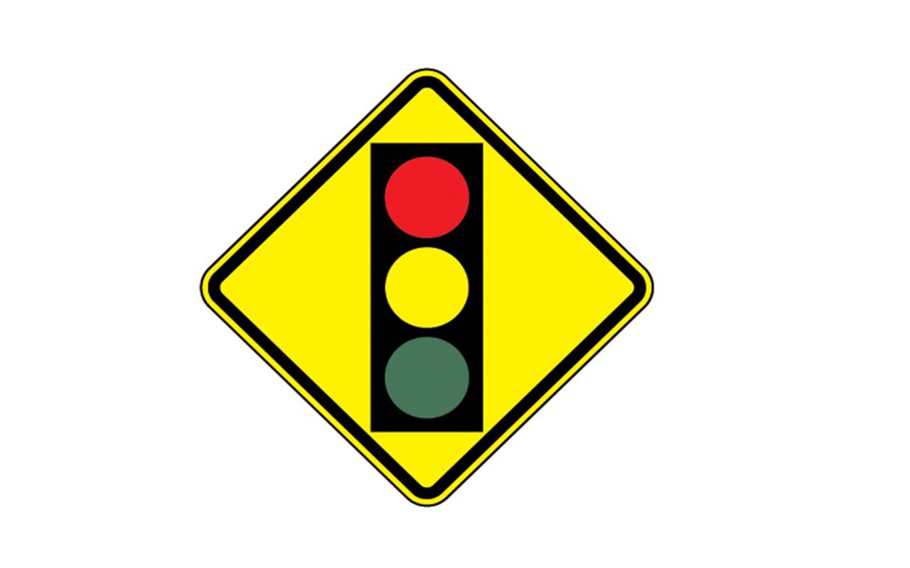 Traffic Light Ahead Sign W33 Traffic Safety Supply Company