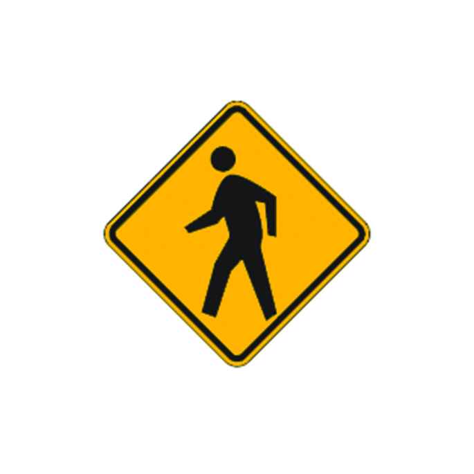Pedestrian Crossing (Symbol) Sign
