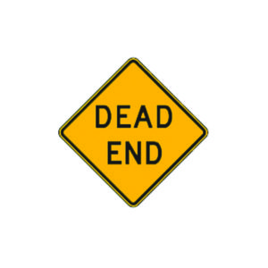 Dead End Sign W14-1
