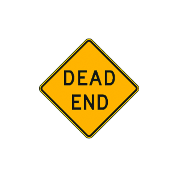 Dead End Sign W14-1 - Traffic Safety Supply Company