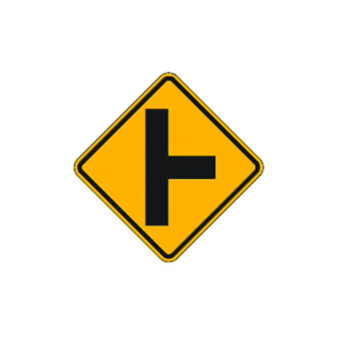 Cross Road Sign W2-1 - Traffic Safety Supply Company