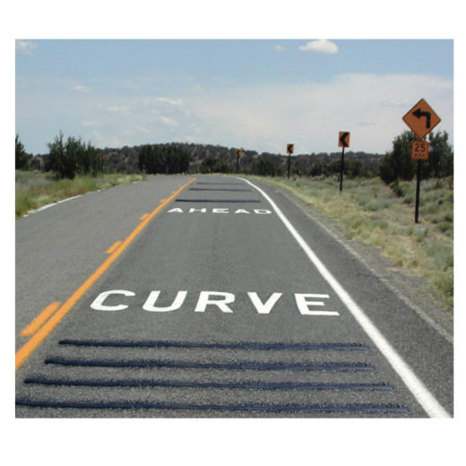 Surface Mounted Rumble Bar - Traffic Safety Supply Company