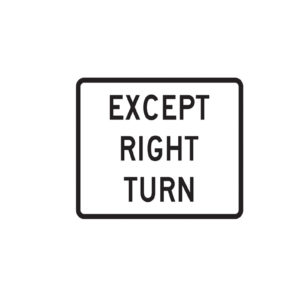 Except_right_turn