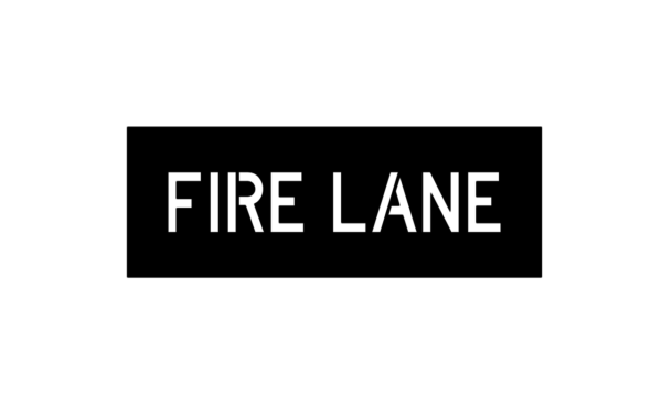 Fire Lane Stencil