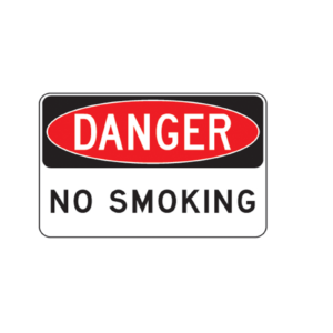 Danger No Smoking Sign