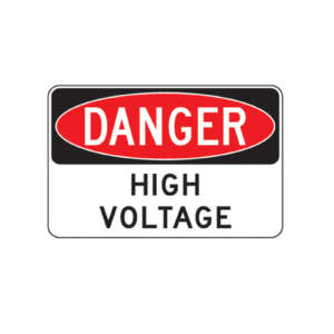 Danger high voltage