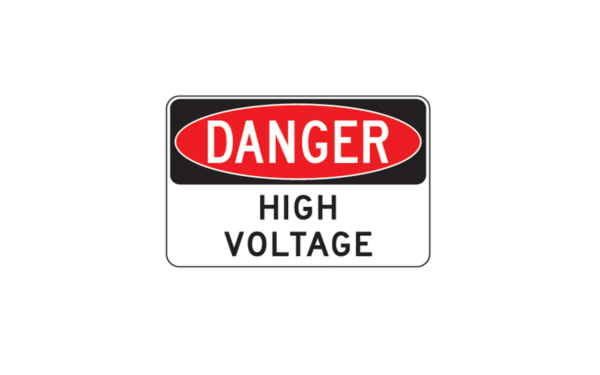 Danger high voltage