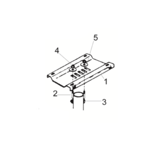 Single_Mailbox Mounting_Bracket_Kit