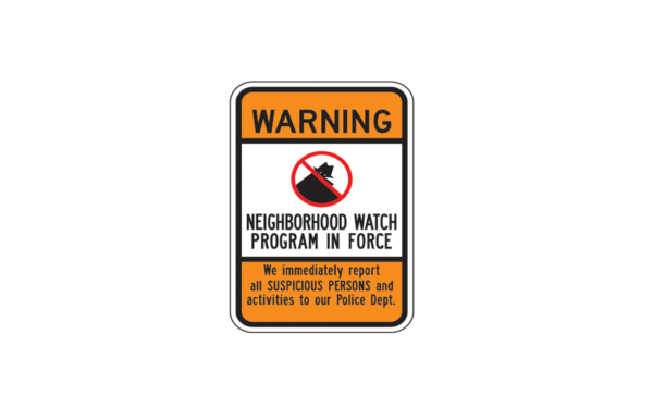 Warning neighborhood watch