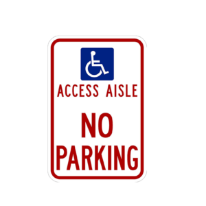 Access Aisle Sign