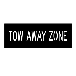 Tow Away Zone