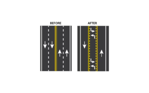 Road Diet prevents crashes