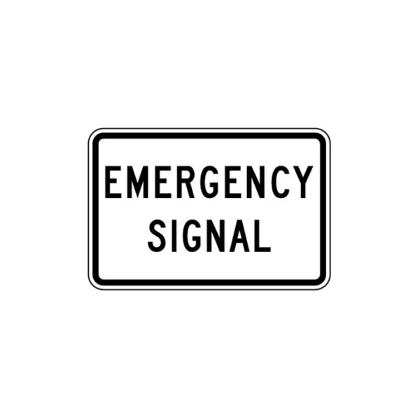Emergency Signal Sign R10-13
