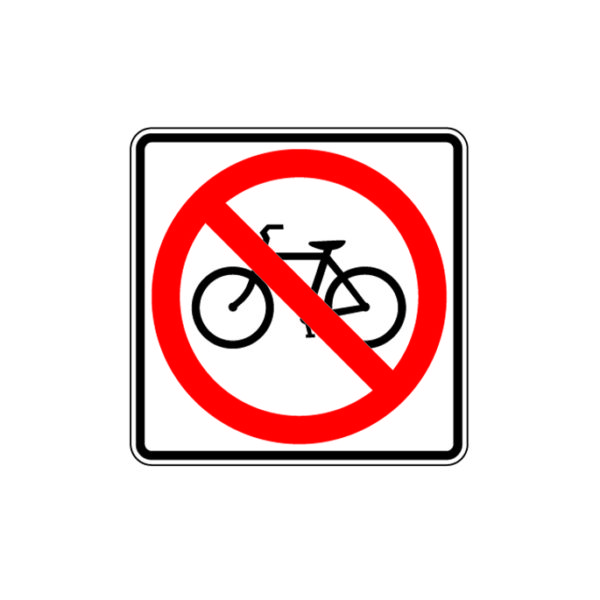 No Bicycle Sign R5-6