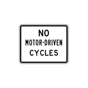No Motor-Driven Cycles R5-8