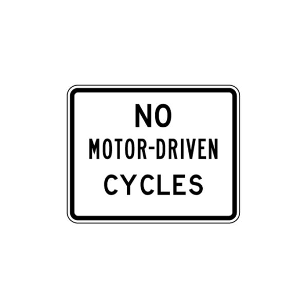 No Motor-Driven Cycles R5-8