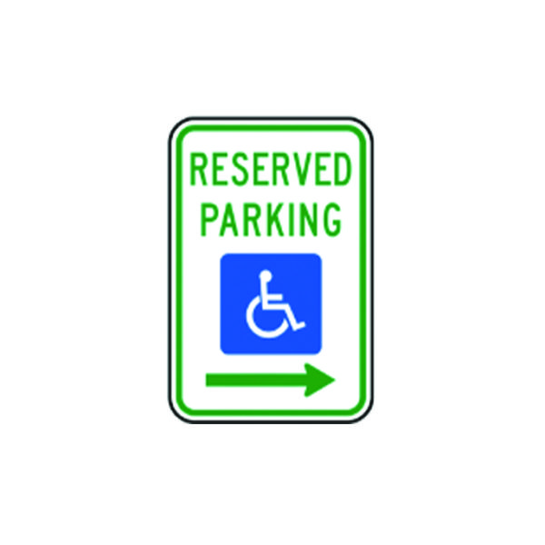 Reserved Parking Handicap Sign R7-8R