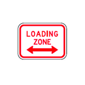 Loading Zone Sign R8-3gP