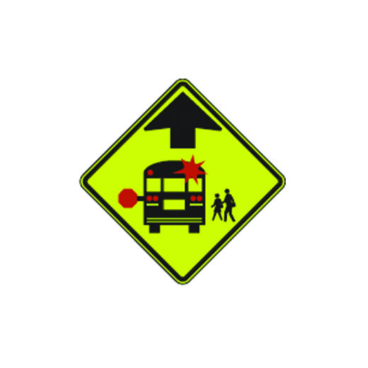 School Bus Stop Ahead Sign S31 Traffic Safety Supply Company