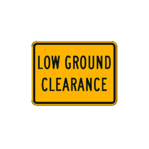 Low Ground Clearance (plaque) (for use with W10-5) Sign W10-5P