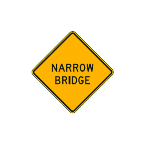 Narrow Bridge Sign W5-2