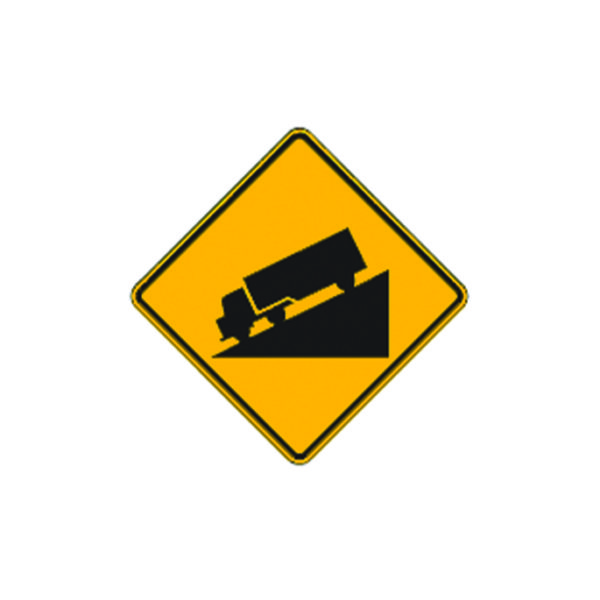 Hill (Symbol) Sign W7-1