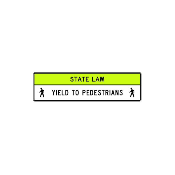 State Law Yield to Pedestrians R1-9
