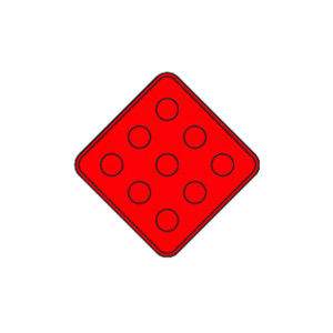Type 4 Object Marker Sign OM4-1
