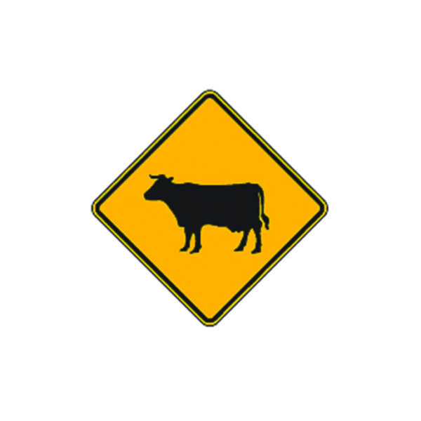 Cattle Crossing Sign W11-4