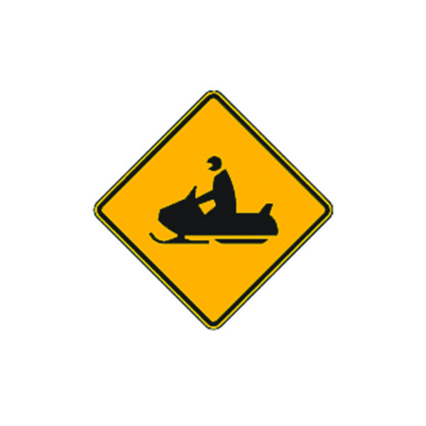 Snowmobile Sign W11-6