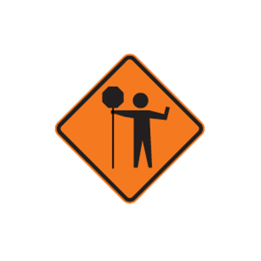 Flagger Ahead Sign CW23-2 - Traffic Safety Supply Company