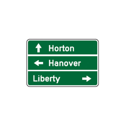 Destination Sign D13 Traffic Safety Supply Company