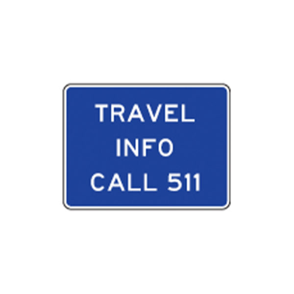 Travel Info Call 511 Sign D12-5a