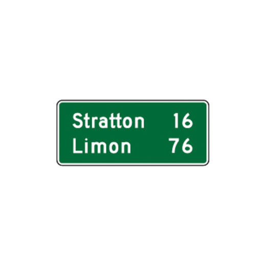 Destination Sign D22 Traffic Safety Supply Company