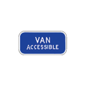 Van Accessible Sign D9-6P