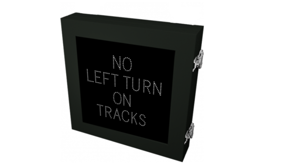 No Left Turn signal