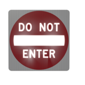 LegendViz® LED Wrong-Way Sign (R5-1A) - TAPCO - Traffic and