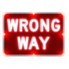 Wrong Way BlinkerSign Legendviz