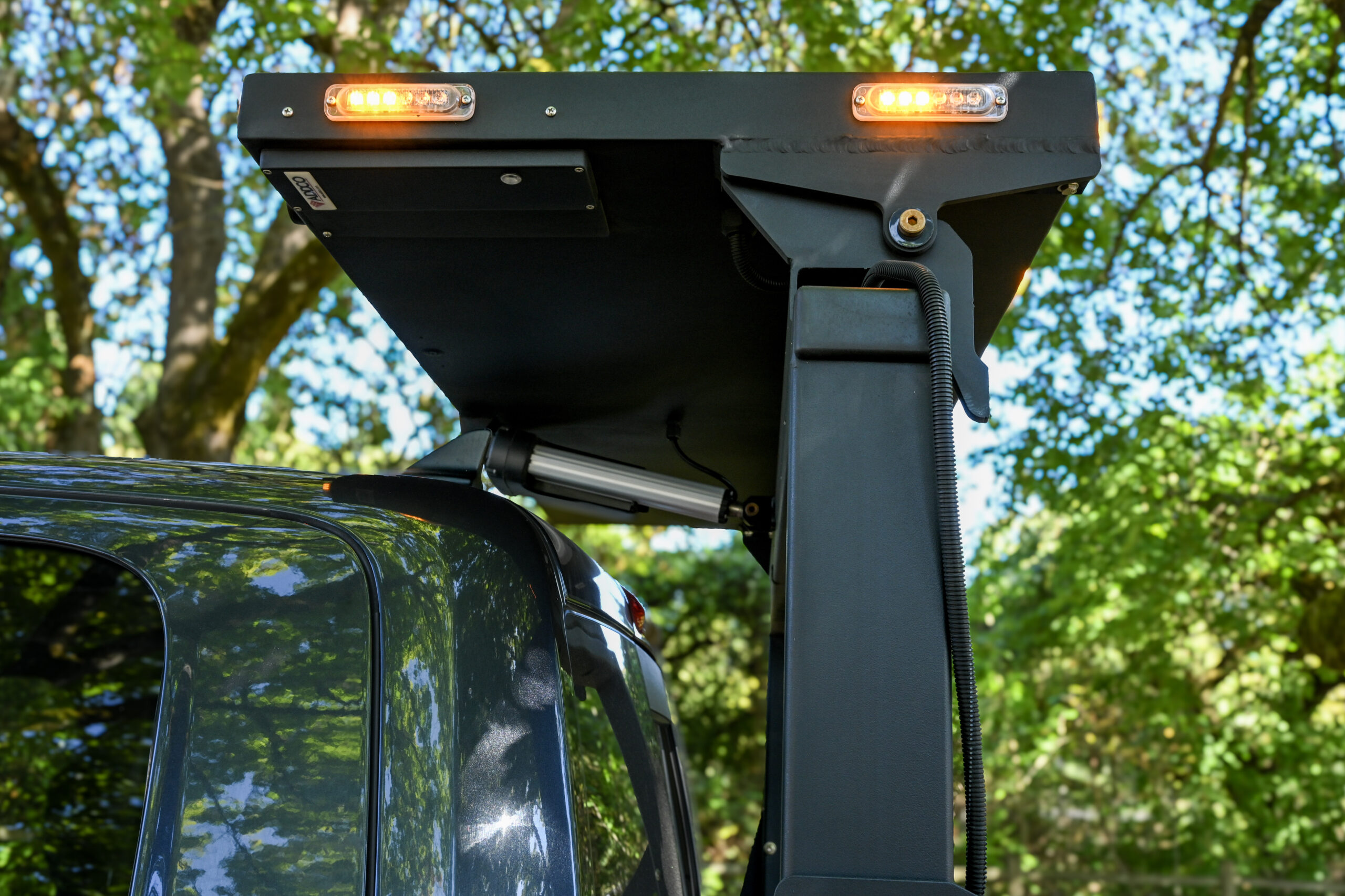 Traffic Pro rear angle view with display